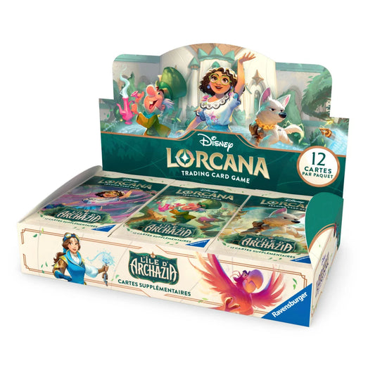 Disney JCC Lorcana Trading Cards Boite de 24 Boosters l’île d’Archazia - FR TOYS EMPIRE