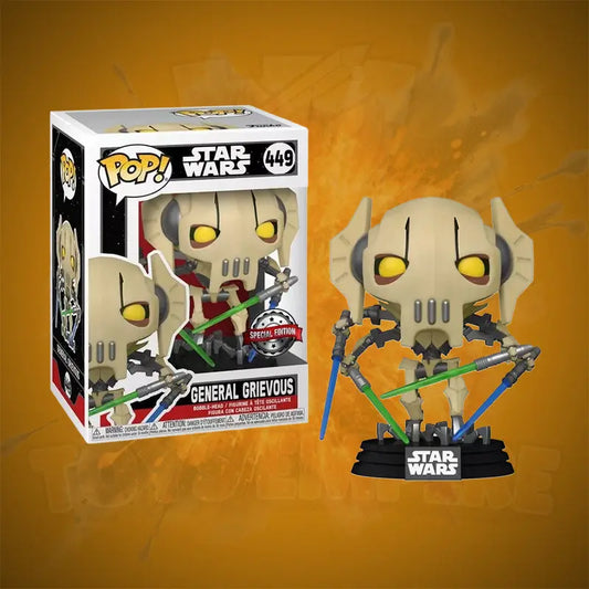 STAR WARS - POP N° 449 - Général Grievous "4 Sabres Lasers" TOYS EMPIRE
